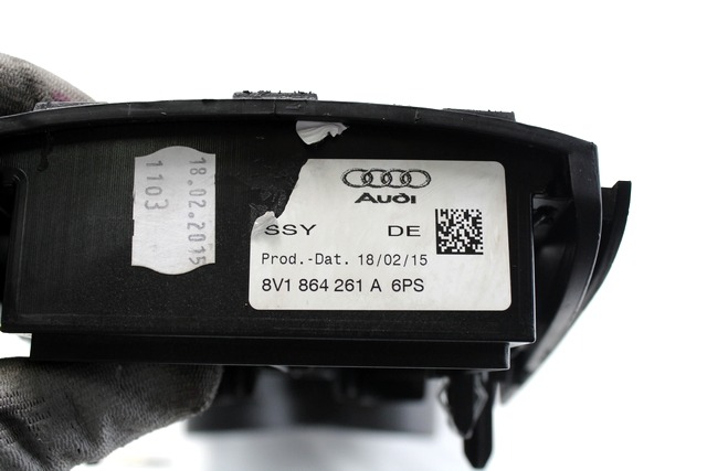 MOUNTING PARTS, CENTRE CONSOLE OEM N. 8V1864261A ORIGINAL PART ESED AUDI A3 8V 8V1 8VK 8VS 8VM 8V7 8VE 3P/5P/CABRIO (DAL 2012)DIESEL 16  YEAR OF CONSTRUCTION 2015