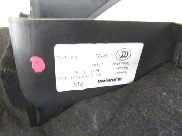 MOUNTING PARTS, INSTRUMENT PANEL, BOTTOM OEM N. 8W1863075D ORIGINAL PART ESED AUDI A4 B9 BER/SW (DAL 2015)DIESEL 20  YEAR OF CONSTRUCTION 2016