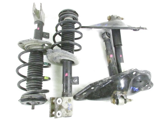 KIT OF 4 FRONT AND REAR SHOCK ABSORBERS OEM N. 24537 KIT 4 AMMORTIZZATORI ANTERIORI E POSTERIORI ORIGINAL PART ESED PEUGEOT PARTNER/RANCH (2008 - 2010) DIESEL 16  YEAR OF CONSTRUCTION 2009