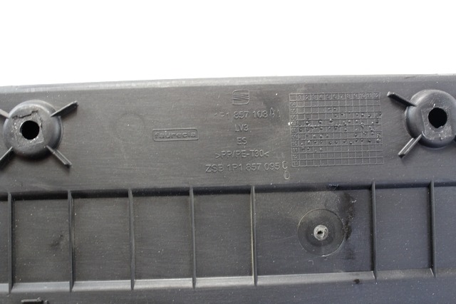 GLOVE BOX OEM N. 1P1857103A ORIGINAL PART ESED SEAT LEON 1P1 (2005 - 2012) DIESEL 16  YEAR OF CONSTRUCTION 2011