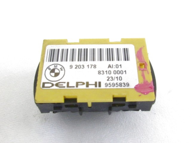 SEAT ADJUSTMENT SWITCH, FRONT OEM N. 9203178 ORIGINAL PART ESED BMW SERIE 3 BER/SW/COUPE/CABRIO E90/E91/E92/E93 LCI RESTYLING (09/2008 - 2012) DIESEL 20  YEAR OF CONSTRUCTION 2010
