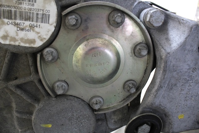 MANUAL TRANSMISSION OEM N. 18264 CAMBIO MECCANICO ORIGINAL PART ESED MERCEDES CLASSE A W169 5P C169 3P (2004 - 04/2008) DIESEL 20  YEAR OF CONSTRUCTION 2008
