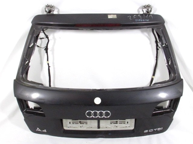 TRUNK LID OEM N. 8E9827023P SPARE PART USED CAR AUDI A4 8EC 8ED 8HE B7 BER/SW/CABRIO (2004 - 2007) - DISPLACEMENT 2.0 DIESEL- YEAR OF CONSTRUCTION 2007