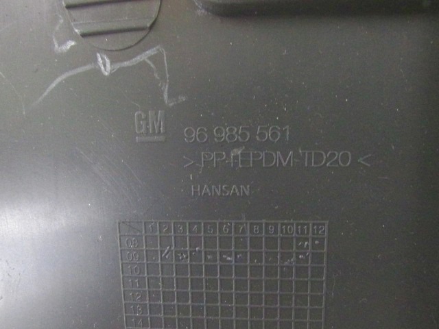 GLOVE BOX OEM N. 96985561 ORIGINAL PART ESED CHEVROLET CRUZE J300 (DAL 2009) DIESEL 20  YEAR OF CONSTRUCTION 2010