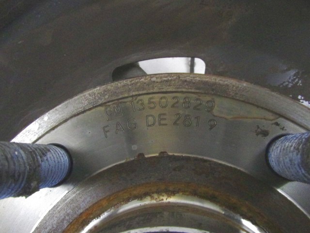 CARRIER, RIGHT FRONT / WHEEL HUB WITH BEARING, FRONT OEM N. 13248523 ORIGINAL PART ESED CHEVROLET CRUZE J300 (DAL 2009) DIESEL 20  YEAR OF CONSTRUCTION 2010