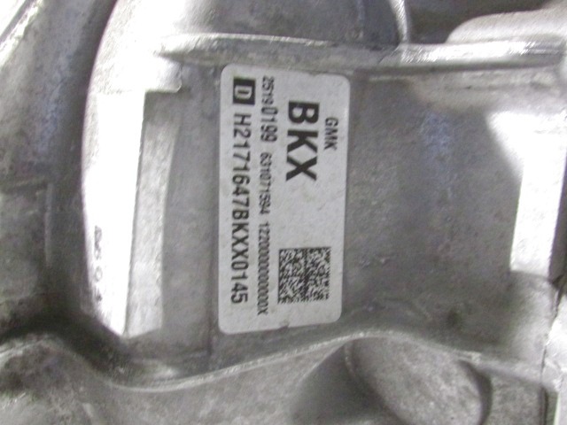 MANUAL TRANSMISSION OEM N. 111070 CAMBIO MECCANICO ORIGINAL PART ESED OPEL KARL (DAL 2015)BENZINA/GPL 10  YEAR OF CONSTRUCTION 2017