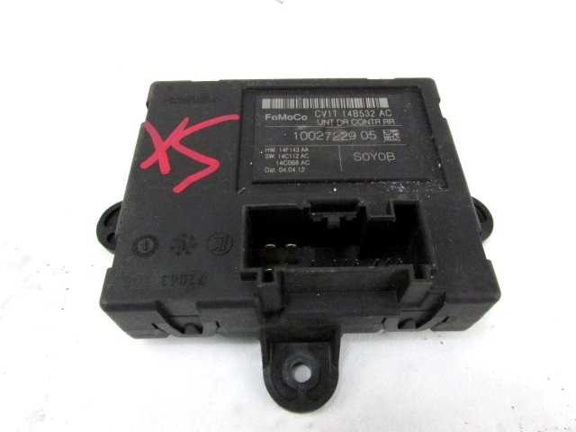 CONTROL OF THE FRONT DOOR OEM N. CV1T-14B532-AC ORIGINAL PART ESED FORD BMAX (DAL 2012)DIESEL 16  YEAR OF CONSTRUCTION 2013
