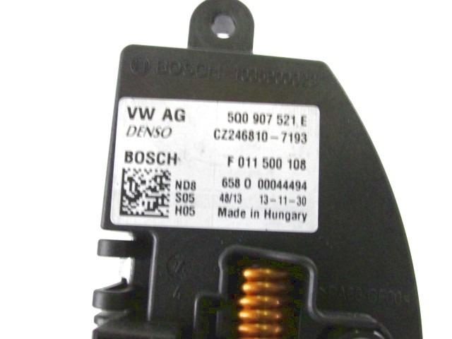 BLOWER REGULATOR OEM N. 5Q0907521E ORIGINAL PART ESED SKODA OCTAVIA (DAL 2012)DIESEL 20  YEAR OF CONSTRUCTION 2014