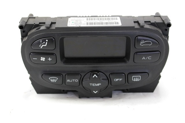 AIR CONDITIONING CONTROL UNIT / AUTOMATIC CLIMATE CONTROL OEM N. 96430550XT ORIGINAL PART ESED PEUGEOT 206 / 206 CC (1998 - 2003) BENZINA 16  YEAR OF CONSTRUCTION 2003