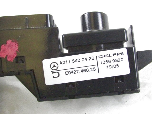 VARIOUS SWITCHES OEM N. A2115420426 ORIGINAL PART ESED MERCEDES CLASSE E W211 BER/SW (03/2002 - 05/2006) DIESEL 22  YEAR OF CONSTRUCTION 2005