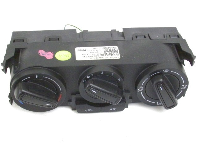AIR CONDITIONING CONTROL OEM N. 6C0820045 ORIGINAL PART ESED VOLKSWAGEN POLO (DAL 02/2014) DIESEL 14  YEAR OF CONSTRUCTION 2015