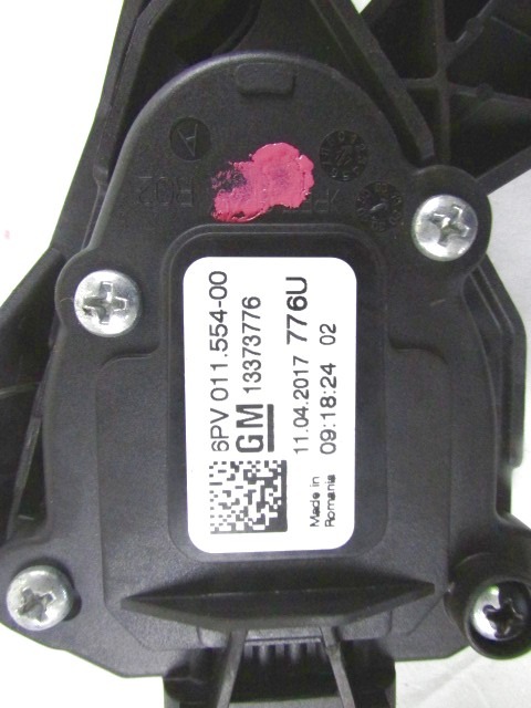 PEDALS & PADS  OEM N. 13373776 ORIGINAL PART ESED OPEL ASTRA K 5P/3P/SW (DAL 2015)DIESEL 16  YEAR OF CONSTRUCTION 2017