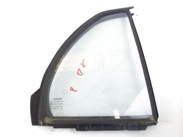 FIXED DOOR WINDOW, RIGHT OEM N. 156088515 ORIGINAL PART ESED TOYOTA YARIS (2009 - 2011)BENZINA 13  YEAR OF CONSTRUCTION 2010