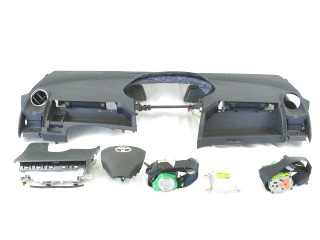 KIT COMPLETE AIRBAG OEM N. 9257 KIT AIRBAG COMPLETO ORIGINAL PART ESED TOYOTA YARIS (2009 - 2011)BENZINA 13  YEAR OF CONSTRUCTION 2010