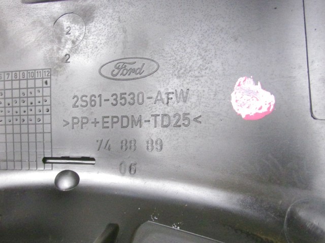 MOUNTING PARTS, INSTRUMENT PANEL, BOTTOM OEM N. 2S61-3530-AFW ORIGINAL PART ESED FORD FIESTA JH JD MK5 R (01/2006 - 2008) BENZINA 12  YEAR OF CONSTRUCTION 2006