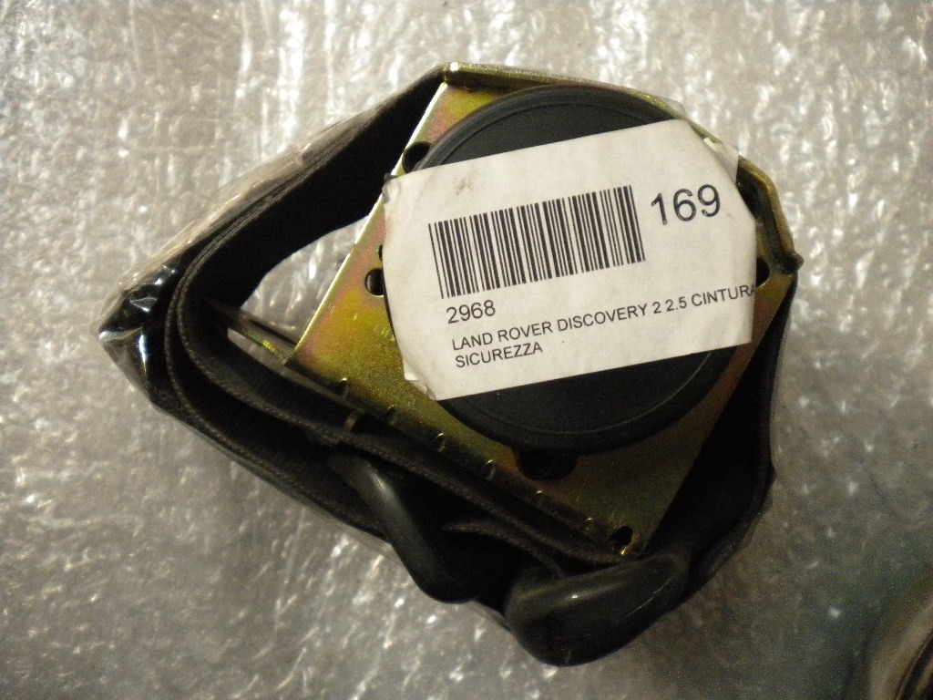 SEFETY BELT OEM N.  ORIGINAL PART ESED LAND ROVER DISCOVERY 2 (1999-2004)DIESEL 25  YEAR OF CONSTRUCTION 2002