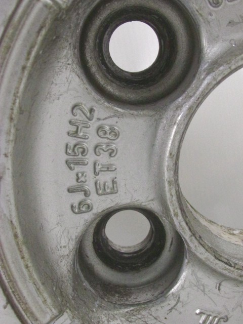 ALLOY WHEEL SET 15'  OEM N. 1J0601025B ORIGINAL PART ESED VOLKSWAGEN GOLF MK4 BER/SW (1998 - 2004) DIESEL 19  YEAR OF CONSTRUCTION 1999