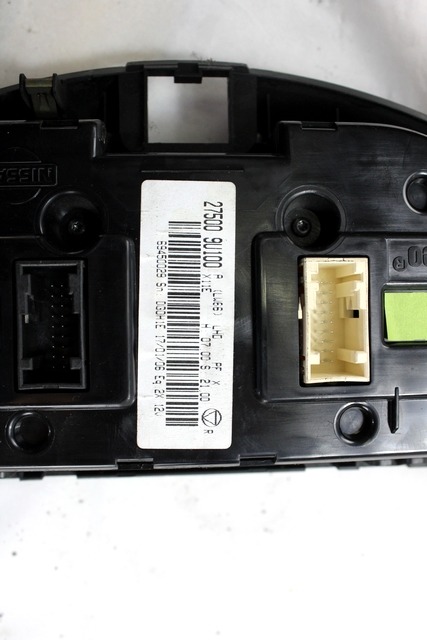 AIR CONDITIONING CONTROL UNIT / AUTOMATIC CLIMATE CONTROL OEM N. 275009U100 ORIGINAL PART ESED NISSAN NOTE E11 (2005 - 2013)BENZINA 16  YEAR OF CONSTRUCTION 2006