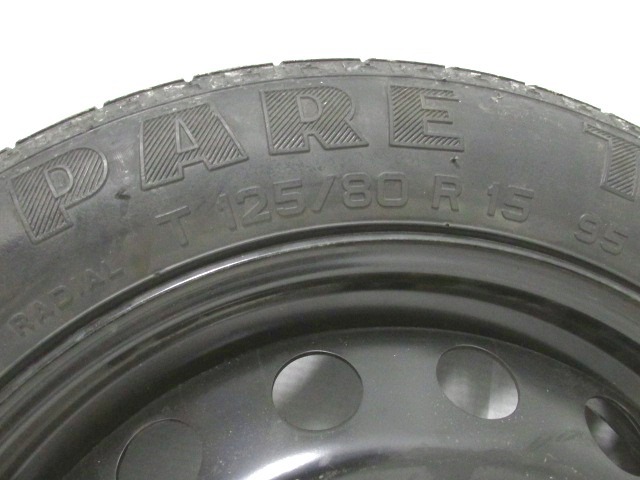 SPARE WHEEL OEM N.  ORIGINAL PART ESED ALFA ROMEO 156 932 BER/SW (2000 - 2003) DIESEL 19  YEAR OF CONSTRUCTION 2003