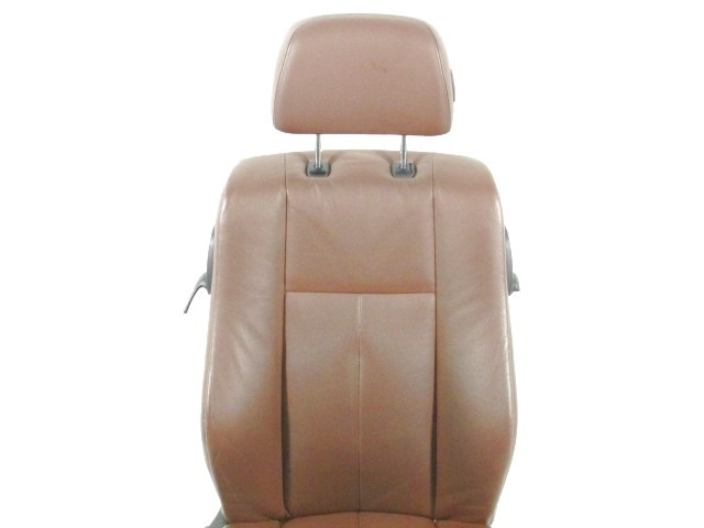 FRONT RIGHT PASSENGER LEATHER SEAT OEM N. 52107112670 ORIGINAL PART ESED BMW SERIE 6 E63 COUPE (2003 - 2010)DIESEL 30  YEAR OF CONSTRUCTION 2008