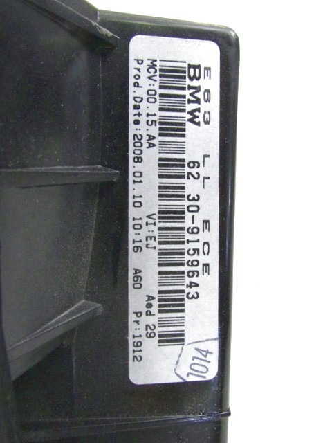 BOARD COMPUTER OEM N. 62309159643 ORIGINAL PART ESED BMW SERIE 6 E63 COUPE (2003 - 2010)DIESEL 30  YEAR OF CONSTRUCTION 2008