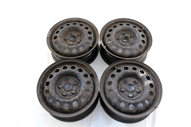 RIM SET 16'' OEM N. 7M3601027E ORIGINAL PART ESED AUDI A4 B5 BER/SW (1994 - 12/2000) DIESEL 19  YEAR OF CONSTRUCTION 2000