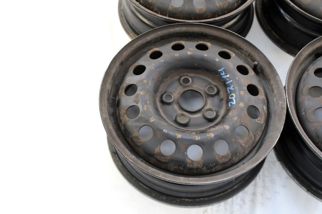 RIM SET 16'' OEM N. 7M3601027E ORIGINAL PART ESED AUDI A4 B5 BER/SW (1994 - 12/2000) DIESEL 19  YEAR OF CONSTRUCTION 2000