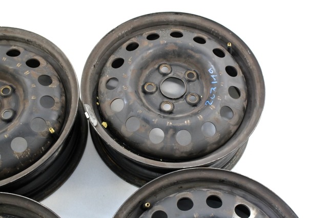 RIM SET 16'' OEM N. 7M3601027E ORIGINAL PART ESED AUDI A4 B5 BER/SW (1994 - 12/2000) DIESEL 19  YEAR OF CONSTRUCTION 2000