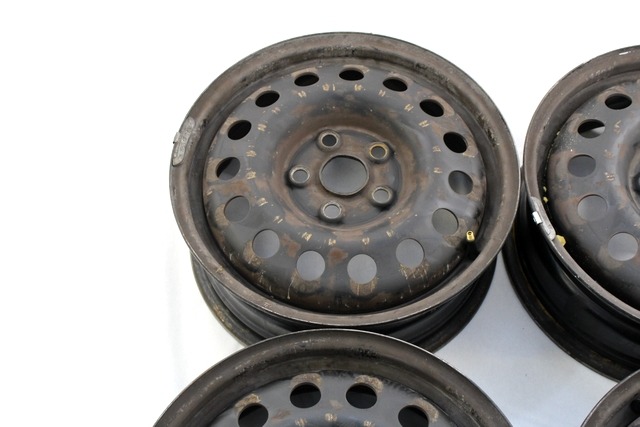 RIM SET 16'' OEM N. 7M3601027E ORIGINAL PART ESED AUDI A4 B5 BER/SW (1994 - 12/2000) DIESEL 19  YEAR OF CONSTRUCTION 2000