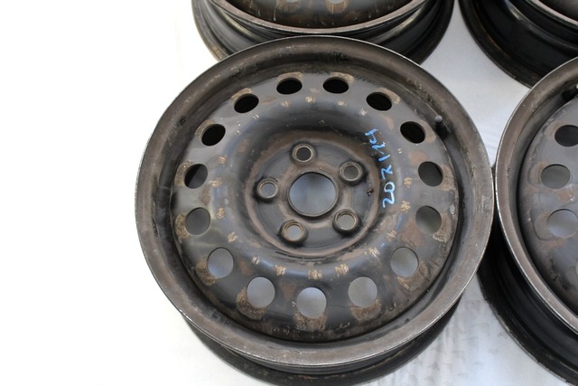 RIM SET 16'' OEM N. 7M3601027E ORIGINAL PART ESED AUDI A4 B5 BER/SW (1994 - 12/2000) DIESEL 19  YEAR OF CONSTRUCTION 2000