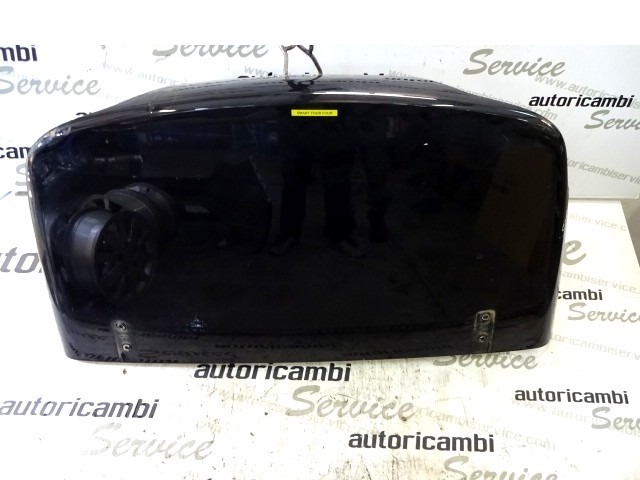 TRUNK LID OEM N.  ORIGINAL PART ESED SMART ROADSTER PASSION (2003 - 2005)BENZINA 7  YEAR OF CONSTRUCTION 2003