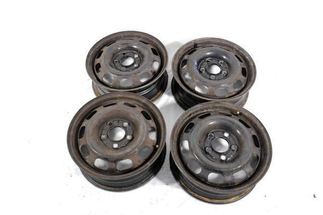 RIM SET 15'' OEM N. 1684000702 ORIGINAL PART ESED MERCEDES CLASSE A W168 5P V168 3P 168.031 168.131 (1997 - 2000) DIESEL 17  YEAR OF CONSTRUCTION 1999