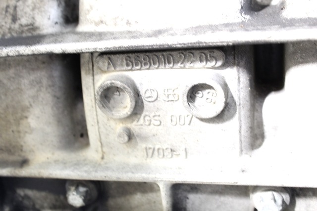 COMPLETE ENGINES . OEM N. 668940 ORIGINAL PART ESED MERCEDES CLASSE A W168 5P V168 3P 168.031 168.131 (1997 - 2000) DIESEL 17  YEAR OF CONSTRUCTION 1999