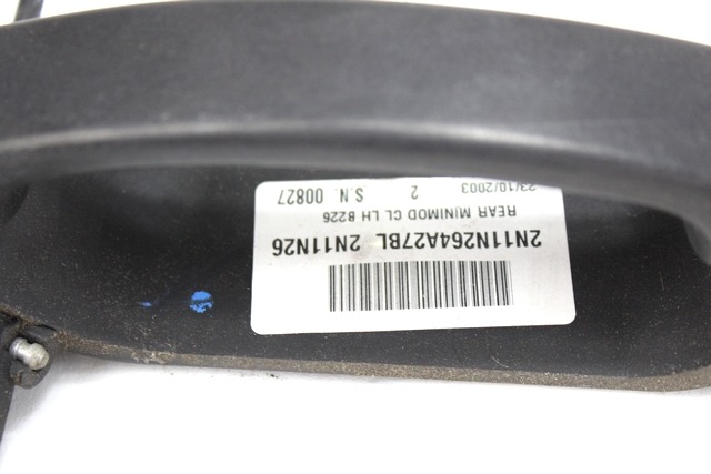 LEFT REAR EXTERIOR HANDLE OEM N. 1521631 ORIGINAL PART ESED FORD FUSION (2002 - 02/2006) DIESEL 14  YEAR OF CONSTRUCTION 2004