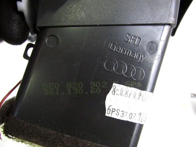 AIR OUTLET OEM N. 8E0820902F ORIGINAL PART ESED AUDI A4 8EC 8ED 8HE B7 BER/SW/CABRIO (2004 - 2007) DIESEL 20  YEAR OF CONSTRUCTION 2007