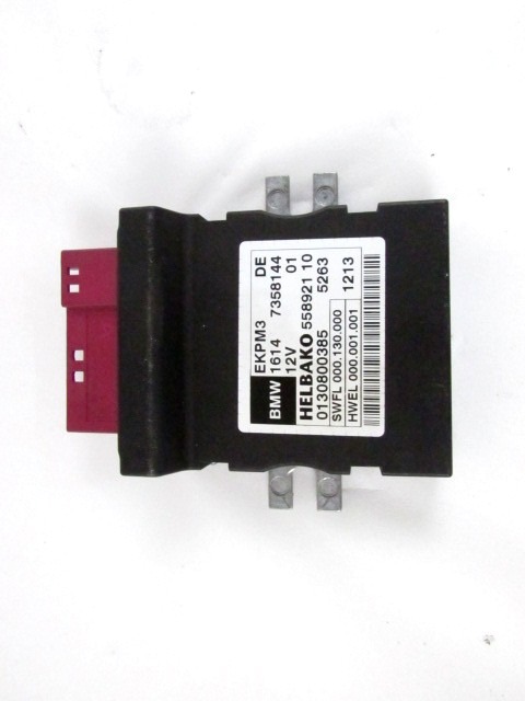 CONTROL UNIT FOR FUEL PUMP OEM N. 16147358144 ORIGINAL PART ESED BMW SERIE 1 BER/COUPE F20/F21 (2011 - 2015) DIESEL 20  YEAR OF CONSTRUCTION 2013