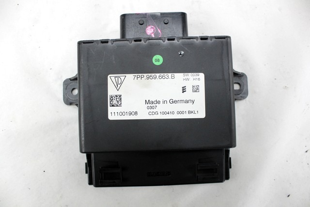 VARIOUS CONTROL UNITS OEM N. 7PP959663B ORIGINAL PART ESED VOLKSWAGEN TOUAREG (2010 - 2018)DIESEL 30  YEAR OF CONSTRUCTION 2010