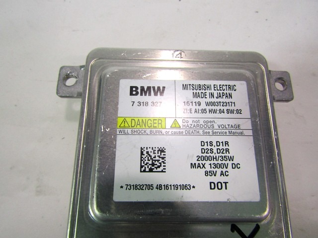 CONTROL UNIT XENON LIGHT OEM N.  ORIGINAL PART ESED BMW SERIE 5 F10 F11 (2010 - 2017) DIESEL 20  YEAR OF CONSTRUCTION 2016