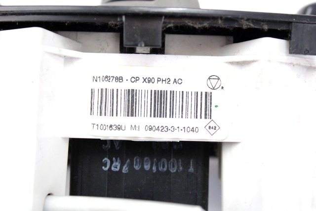 AIR CONDITIONING CONTROL OEM N. N106278B ORIGINAL PART ESED DACIA SANDERO MK1 (2008 - 2012) BENZINA/GPL 14  YEAR OF CONSTRUCTION 2009