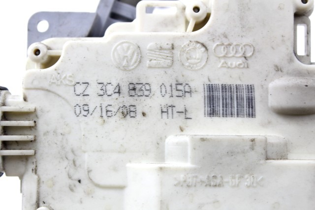 CENTRAL DOOR LOCK REAR LEFT DOOR OEM N. 3C4839015A ORIGINAL PART ESED VOLKSWAGEN PASSAT B6 3C BER/SW (2005 - 09/2010)  DIESEL 20  YEAR OF CONSTRUCTION 2008