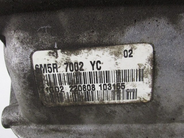 MANUAL TRANSMISSION OEM N. 22529 CAMBIO MECCANICO ORIGINAL PART ESED FORD CMAX MK1 RESTYLING (04/2007 - 2010) DIESEL 16  YEAR OF CONSTRUCTION 2009