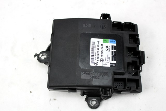CONTROL OF THE FRONT DOOR OEM N. A1698203285 ORIGINAL PART ESED MERCEDES CLASSE B W245 T245 5P (2005 - 2011) DIESEL 20  YEAR OF CONSTRUCTION 2010