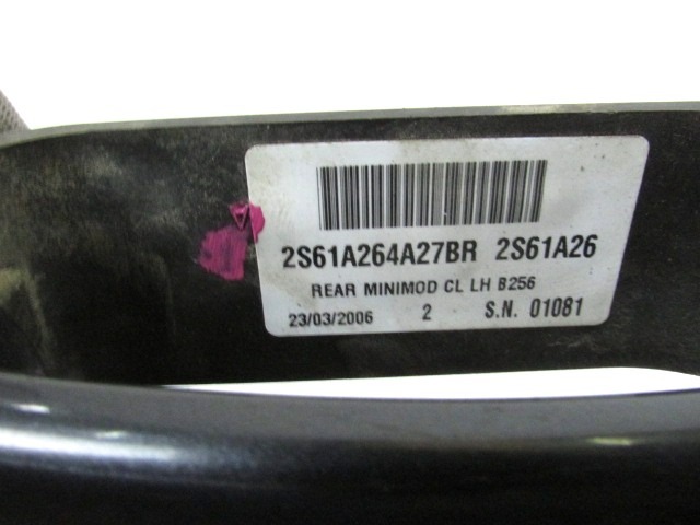 LEFT REAR EXTERIOR HANDLE OEM N. 2S61A264A27BR ORIGINAL PART ESED FORD FIESTA (2005 - 2006) BENZINA 12  YEAR OF CONSTRUCTION 2006