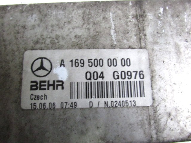 CONDENSER, AIR CONDITIONING OEM N. A1695000000 ORIGINAL PART ESED MERCEDES CLASSE A W169 5P C169 3P (2004 - 04/2008) DIESEL 20  YEAR OF CONSTRUCTION 2006