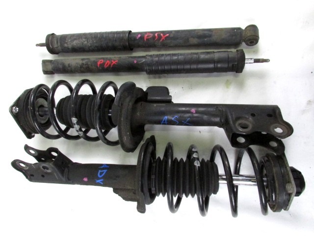KIT OF 4 FRONT AND REAR SHOCK ABSORBERS OEM N. 18264 KIT 4 AMMORTIZZATORI ANTERIORI E POSTERIORI ORIGINAL PART ESED MERCEDES CLASSE A W169 5P C169 3P (2004 - 04/2008) DIESEL 20  YEAR OF CONSTRUCTION 2006