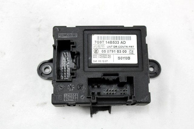 CONTROL OF THE FRONT DOOR OEM N. 7G9T-14B533-AD ORIGINAL PART ESED FORD MONDEO BER/SW (2007 - 8/2010) DIESEL 18  YEAR OF CONSTRUCTION 2008