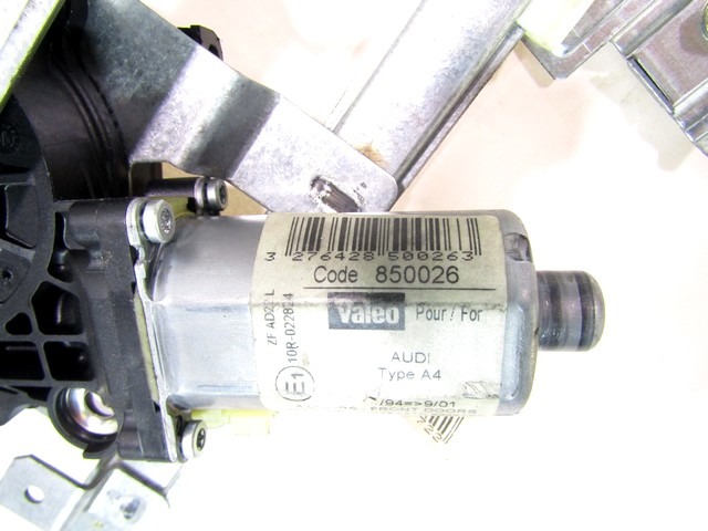 DOOR WINDOW LIFTING MECHANISM FRONT OEM N. 8D0837461 ORIGINAL PART ESED AUDI A4 B5 BER/SW (1994 - 12/2000) DIESEL 19  YEAR OF CONSTRUCTION 2000