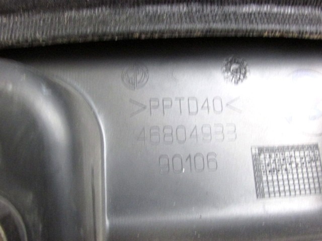 "COVER, ACOUSTIC	 OEM N. 46804933 ORIGINAL PART ESED FIAT MULTIPLA (2004 - 2010) DIESEL 19  YEAR OF CONSTRUCTION 2005"