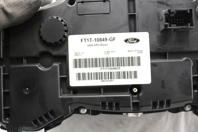 INSTRUMENT CLUSTER / INSTRUMENT CLUSTER OEM N. FT1T-10849-GF ORIGINAL PART ESED FORD TRANSIT CONNECT (DAL 2012)DIESEL 16  YEAR OF CONSTRUCTION 2016