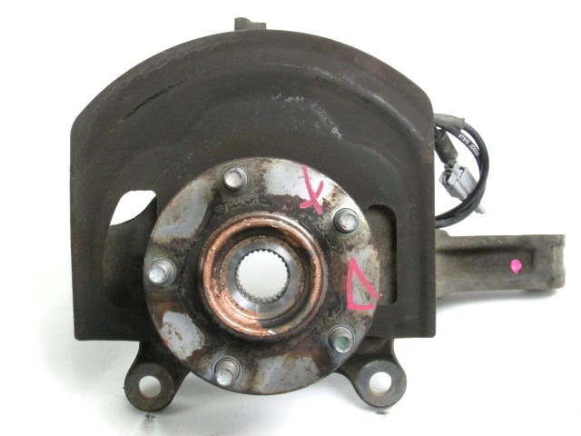 CARRIER, RIGHT FRONT / WHEEL HUB WITH BEARING, FRONT OEM N. 40014JD000 ORIGINAL PART ESED NISSAN QASHQAI J10C (2006 - 2010) DIESEL 15  YEAR OF CONSTRUCTION 2008